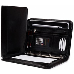 Aktówka skórzana TIZANO BWS04 czarna