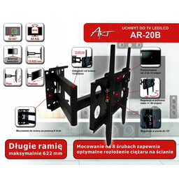 Uchwyt do Tv LCD AR-20B Art 32-65" 45