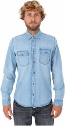 Hurley Męska koszula M Oceancare Denim Ls Woven