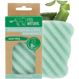 Konjac gąbka do ciała, aloes