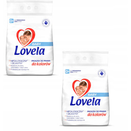 2x Hipoalergiczny proszek do prania Lovela dla niemowląt