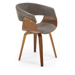 Krzesło k545 popielaty / orzechowy halmar