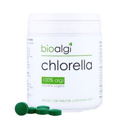Chlorella w tabletkach BIOALGI 250 tabletek