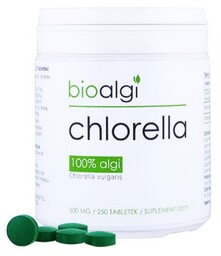 Chlorella w tabletkach BIOALGI 250 tabletek