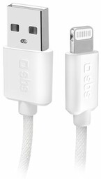 Kabel SBS USB-A - Lightning 1,5 w oplocie