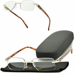 Stylion Plusy +3.00 okulary bezramkowe do czytania korekcyjne
