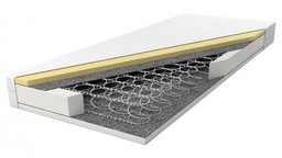Materac sprężynowy Alma 140x200 visco memory