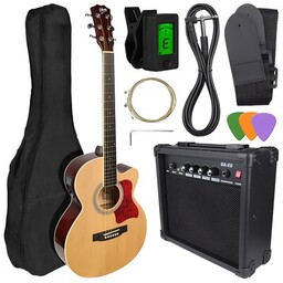 V-TONE Gitara elektroakustyczna Eag Set NT + wzmacniacz