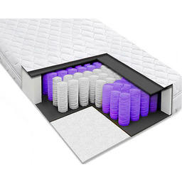 Materac piankowy kieszeniowy 110x200 pocket 17 cm kieszenie