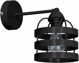 Kinkiet loft LARS BLACK 1xE27 MLP797-Milagro