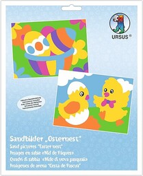 Ursus 8410007 - Piaskowe obrazki, gniazdko wielkanocne, zestaw