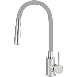 DEANTE BOC S740 Luno stal-szary bateria zlewozmywakowa