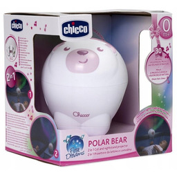 Projektor miś polarny różowy