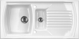 DEANTE ZCL 651N Zlew lusitano ceramiczny biały 1,5k