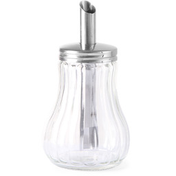 Cukiernica szklana z dozownikiem cukru śr. 80mm 200ml