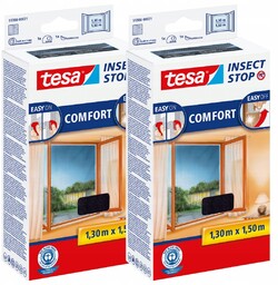 Tesa Comfort Moskitiera okienna na owady siatka 1,3