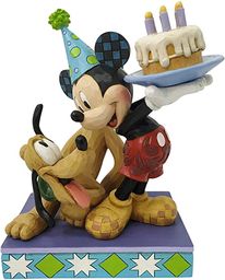 Disney Traditions Pluto and Mickey Birthday figurka