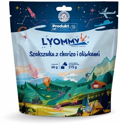 Liofilizat Lyommy Szakszuka z chorizo i oliwkami 275g