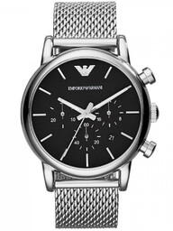 Zegarek ARMANI AR1808. Kwarcowy, Kolor czarny. Mężczyzna.