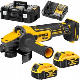 Szlifierka kątowa 125mm 18V 2x 5,0Ah Tstak DeWALT