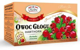 Malwa Owoc Głogu 20 torebek herbata owocowa