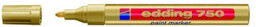 Marker olejowy okrągły 2,0-4,0mm EDDING 750 złoty /ED-750053/