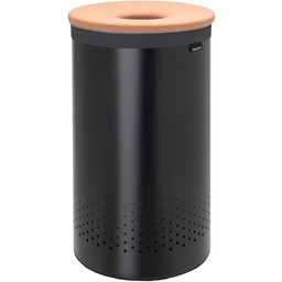 Brabantia Stalowy kosz na bieliznę, 60L, pokrywa