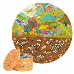 Puzzle okrągłe 150 Dinozaury