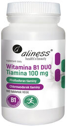 Aliness Witamina B1 Duo, tiamina 100 mg, 100