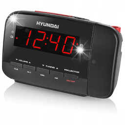 Radiobudzik z projektorem HYUNDAI RAC 481 PLLBR Czarny
