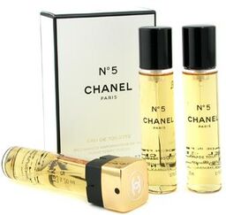 Chanel No.5, Woda toaletowa 3x20ml - náplně
