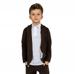 All For Kids Marynarka Chłopiec brąz r.104/110