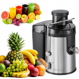 Sokowirówka Wysokoobrotowa Sokownik Wyciskarka Soków Owoców Stalowa Inox