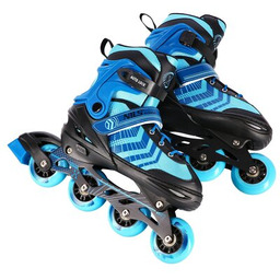 NILS EXTREME Łyżworoki NH18192A 4w1 (rozmiar 39-43) Czarno-niebieski