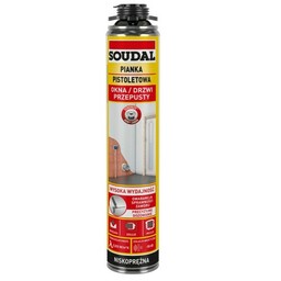Soudal Piana montażowa pistoletowa YELLOW okna & drzwi
