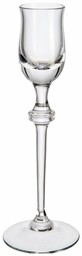 Czeski szklany świecznik, kryształ, 3x3x25 cm