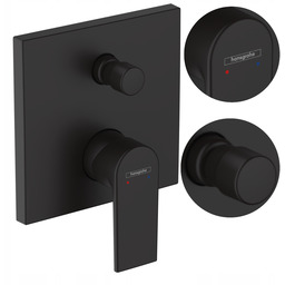 Hansgrohe Vernis Blend Bateria Wannowa Podtynkowa Czarny Mat