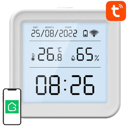 Gosund S6 czujnik temperatury Wi-Fi (ekran LCD, podświetlenie)