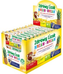 Starpharma Lizak MNIAM-MNIAM Na odporność Ananasowy (40 szt.)