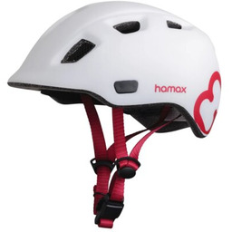 HAMAX Kask rowerowy Thundercap Biało-różowy dla Dzieci (rozmiar