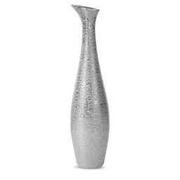 Eurofirany Wazon dekoracyjny 15x60 Riso srebrny