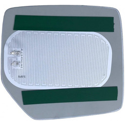 Szkło lusterka lewe PODGRZEWANE ASFERYCZNE Dodge Nitro