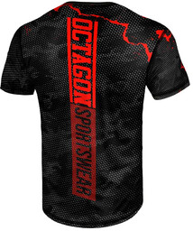 Octagon T-Shirt Koszulka Techniczna Marble Camo Red