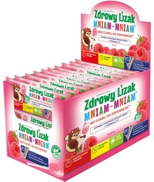 Starpharma Lizak MNIAM-MNIAM Na odporność Malinowy (40 szt.)