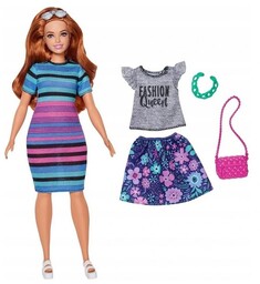 Barbie Lalka Fashionistas Z Ubrankami FJF69