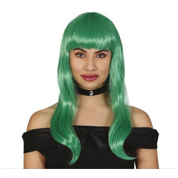 Peruka z grzywką, Zielona