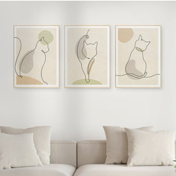 Pakamera Zestaw 3 stylowych plakatów w stylu Boho,