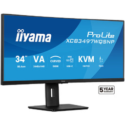 iiyama ProLite XCB3497WQSNP-B1 34-calowy monitor zakrzywiony o rozdzielczości