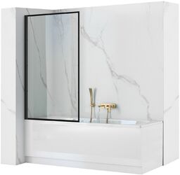 Parawan nawannowy Rea Lagos Fix Stały 80 Black