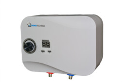 Mini bojler akumulacyjny 6L 2kW nad umywalkowy 28,8x26,5x28,8